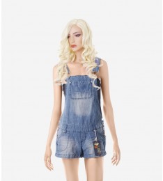 Blue Faded Shortalls