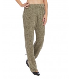 Olive & Black Bouclé Trouser Pants