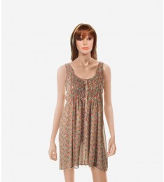 MultiColor Highwaist Dress