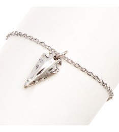 Silver Tone Arrowhead Bracelet