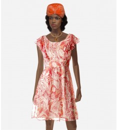 Pink Casual Silk Dress