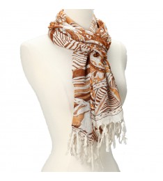 Brown Paisley Scarf