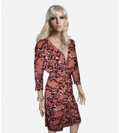 Red Knot Jersey Dress