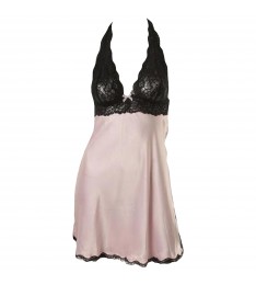 Satin Lace T-Back Chemise