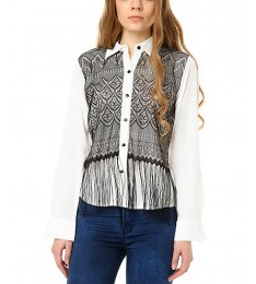 Ecru Button-Up Top