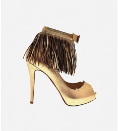 Short Tina 120 Copper Laminate Shoes