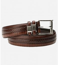 Snake Skin Mens Leather Belt
