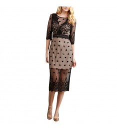Black Star Sheath Dress