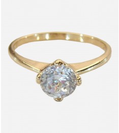 Splendid Lady Lily Gold Sapphire Ring
