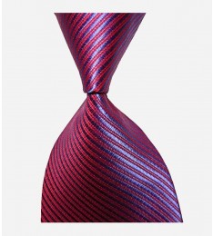 blue and red stripes silk men's tie-01.jpg