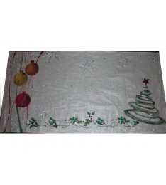 Christmas Table Runner with Christmas tree 