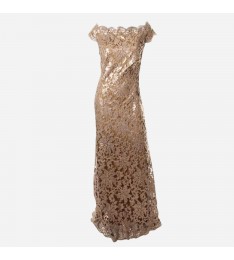 Pink Sequins Gown