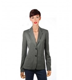 Tahari Grey Blazer Coat Jacket