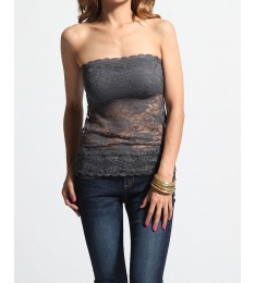Floral Strapless Cami Tank TOP