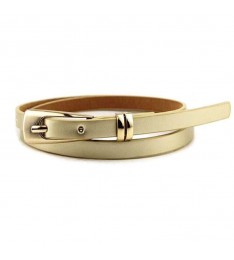 Thin Leather Narrow Belt