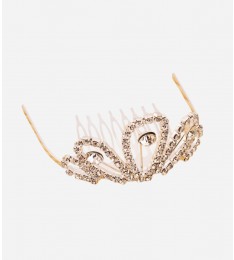 Tiara Rhinestone Crown Bridal Hair Comb