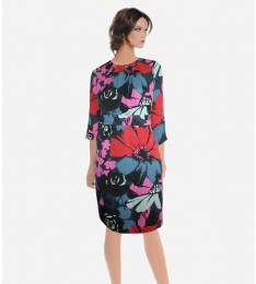 Silk Floral Dress