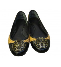 Woven Patent Leather Flats