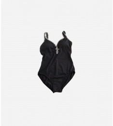 Black One-Piece Bathing Suit