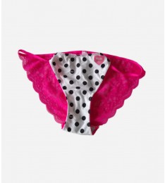 Lace Back Low Rise String Bikini