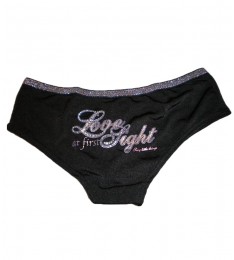 Black Cheeky Hiphugger Panty