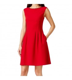 Red A-Line Sheath Dress