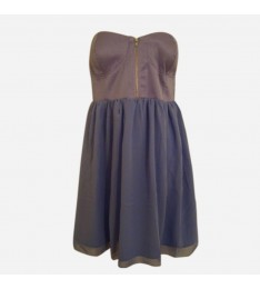 Lavender Strapless Mini Dress