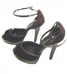 Peep Toe Ankle Strap SHOE