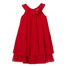 Red Rose Yoke Dress