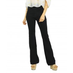 Black High-Waisted Flare Pants
