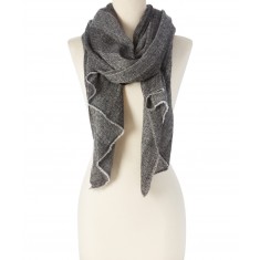 Dark Gray Cashmere Scarf