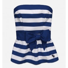 Maria Hollister Blue & White Tank Top