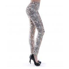 Brown Leopard Jeggings