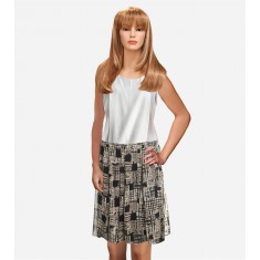 A-line Printed Skirt