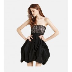 Embellished Bubble Crystal Beaded Dress