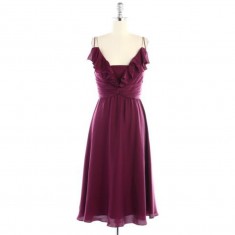 Berry Silk Couplet Dress