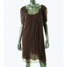 Brown Shift Dress