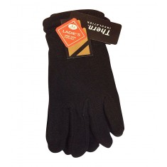 Women's Black Thermal Fleece Glove