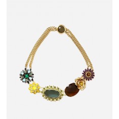 Mixed Pop Stone Necklace