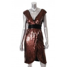 Brown Sequins Dress