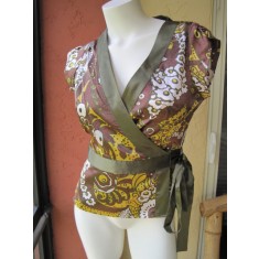 Crossover Paisley Tunic Top