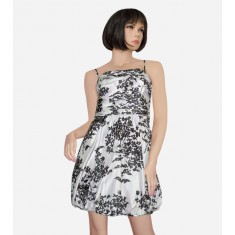 Bust Bubble Hem Dress