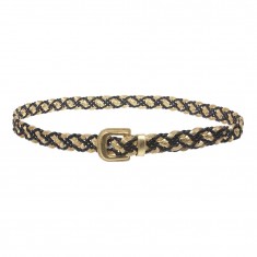 Women's 1" Braided Woven Non Leather Belt
