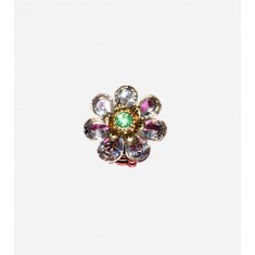 Gold Tone Elastic Band Ring