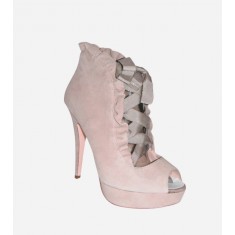 Peep Toe Platform High Heel Shoe
