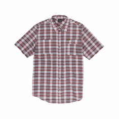 Grey & Red Plaid Button-Up