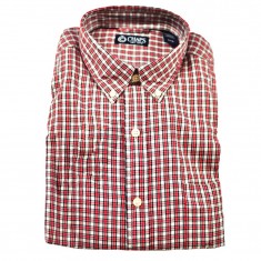 Men's Red & White Checkered Shirt 