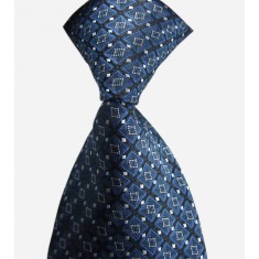Check Jacquard Woven Necktie