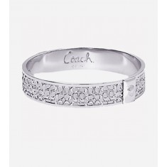 Signature Silver Bangle Bracelet