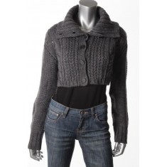 Cable Knit Funnel Neck Sweater
